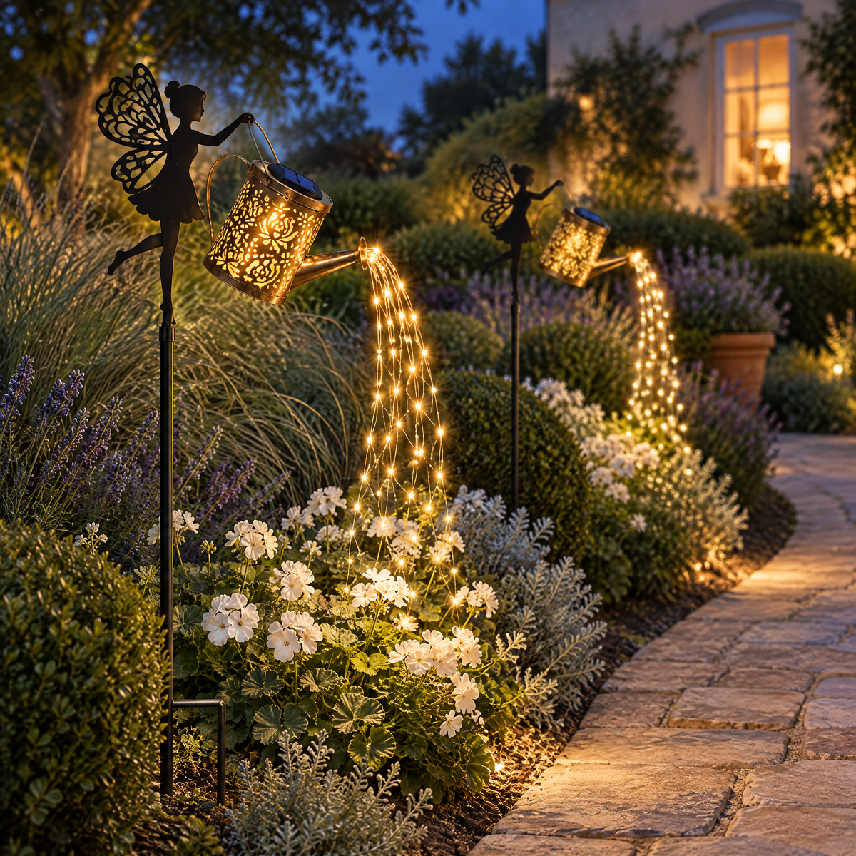 Fairy Rain Watering Can Light